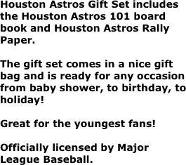 Houston Astros Gift Set includes