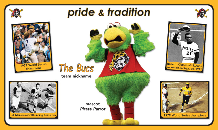 Evergreen MLB Pittsburgh Pirates Mascot DesignGarden Statue, Team Colors,  One Size