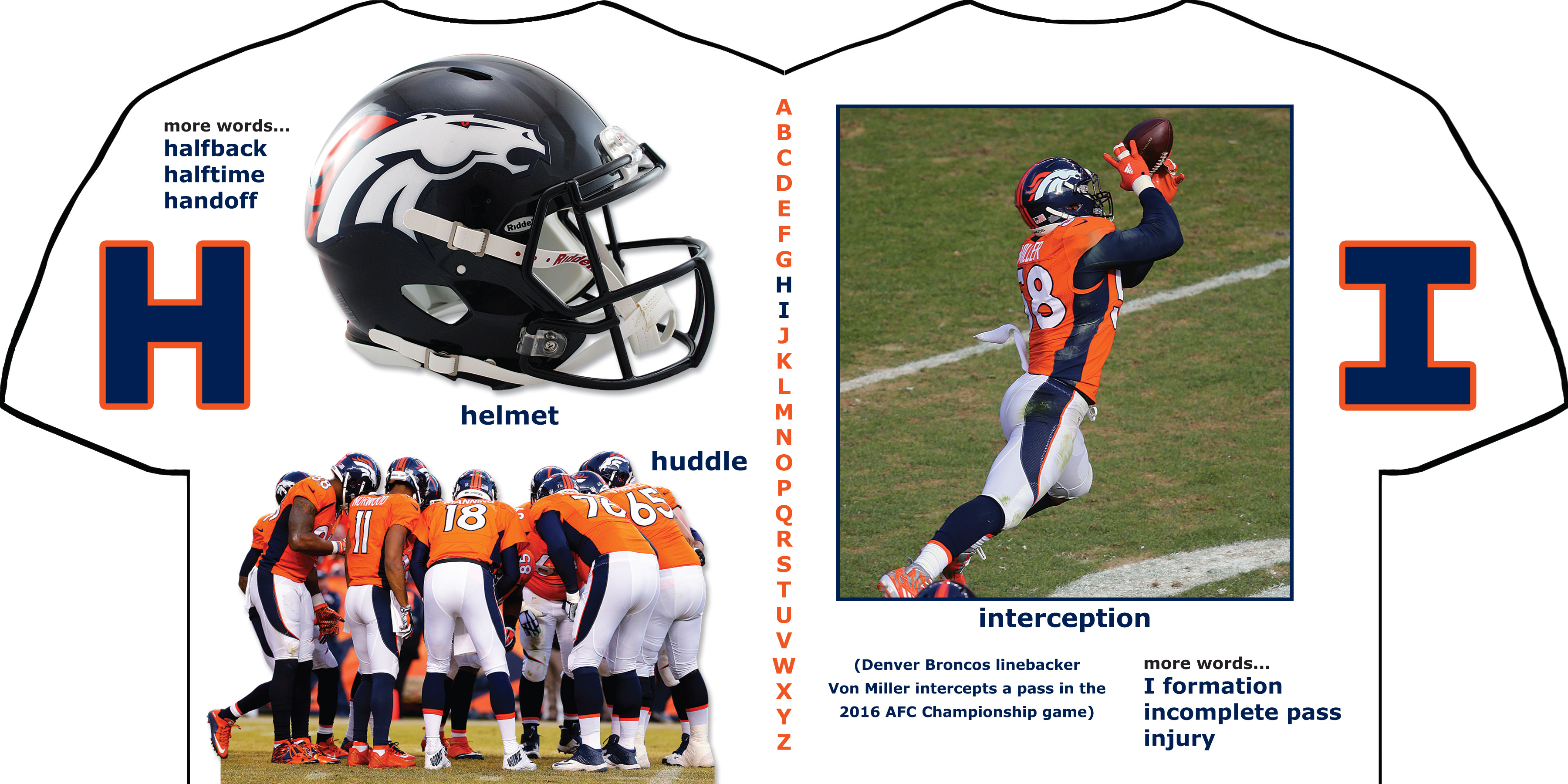 Children's Denver Broncos 101 Book