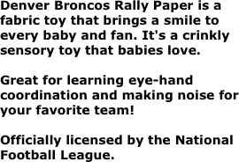 Denver Broncos Rally Paper is