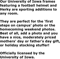 Our University of Iowa frames